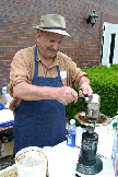 Making Greek coffee