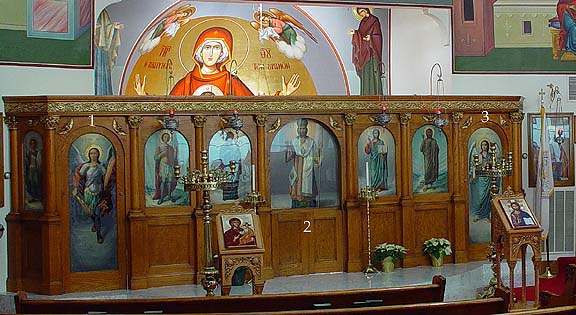 The Iconostasis -- Exterior of the Sanctuary